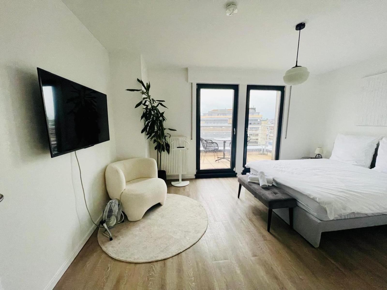 卢森堡Lux Penthouse - Office, Terrace, Gym & Parking公寓 外观 照片