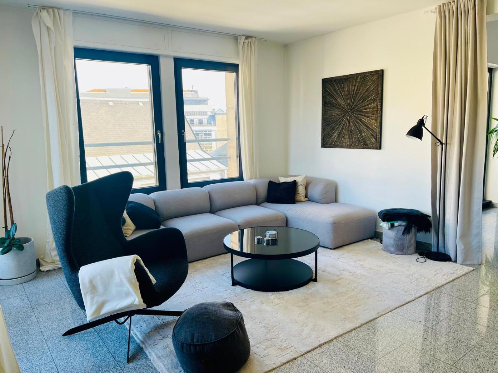 卢森堡Lux Penthouse - Office, Terrace, Gym & Parking公寓 外观 照片